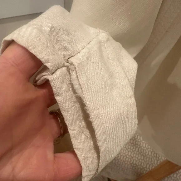 Yves Saint Laurent Variation Ivory Silk Blouse Vintage Long Sleeve Top, M - Picture 4 of 7